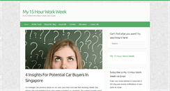 Desktop Screenshot of my15hourworkweek.com