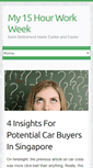 Mobile Screenshot of my15hourworkweek.com