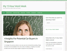 Tablet Screenshot of my15hourworkweek.com
